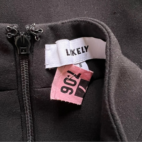 mock neck little black dress sleeveless sheath high collar cheongsam style 8 - Picture 7 of 9